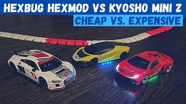 CHEAP RC Car Vs EXPENSIVE RC Car | Hexbug Hexmod Vs  Kyosho Mini Z