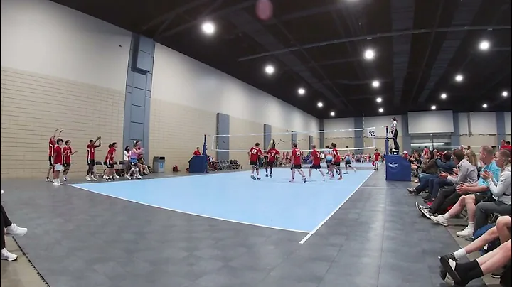 end of first set, start of second