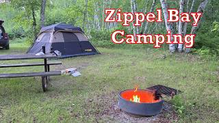 Out camping at Zippel Bay State Park on Lake of the Woods, Minnesota.
