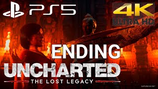 UNCHARTED THE LOST LEGACY ENDING || PS5 || FULL GAMEPLAY  [ 4K HDR 60FPS ]- No Commentary