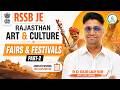 L 02 - Fairs and Festivals - Part 02 | RSSB JE | Rajasthan Art & Culture