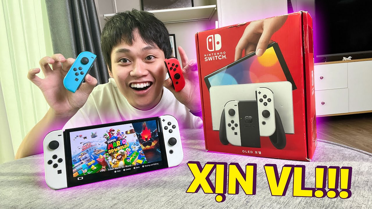 nintendo switch ข่าว  New  NGHỊCH THỬ NINTENDO SWITCH OLED GIÁ 11 TRIỆU!! - LẠI PHẢI MUA RỒI :(