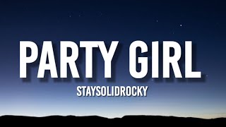 StaySolidRocky - Party Girl (sped up\/Lyrics) \\