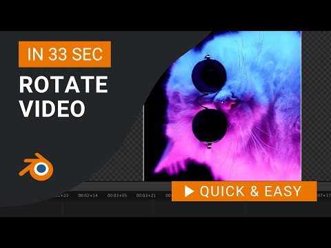 Blender Tutorial: How to Rotate Video in Blender Video Editor