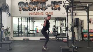 Barbell Slant Board Squats demonstration