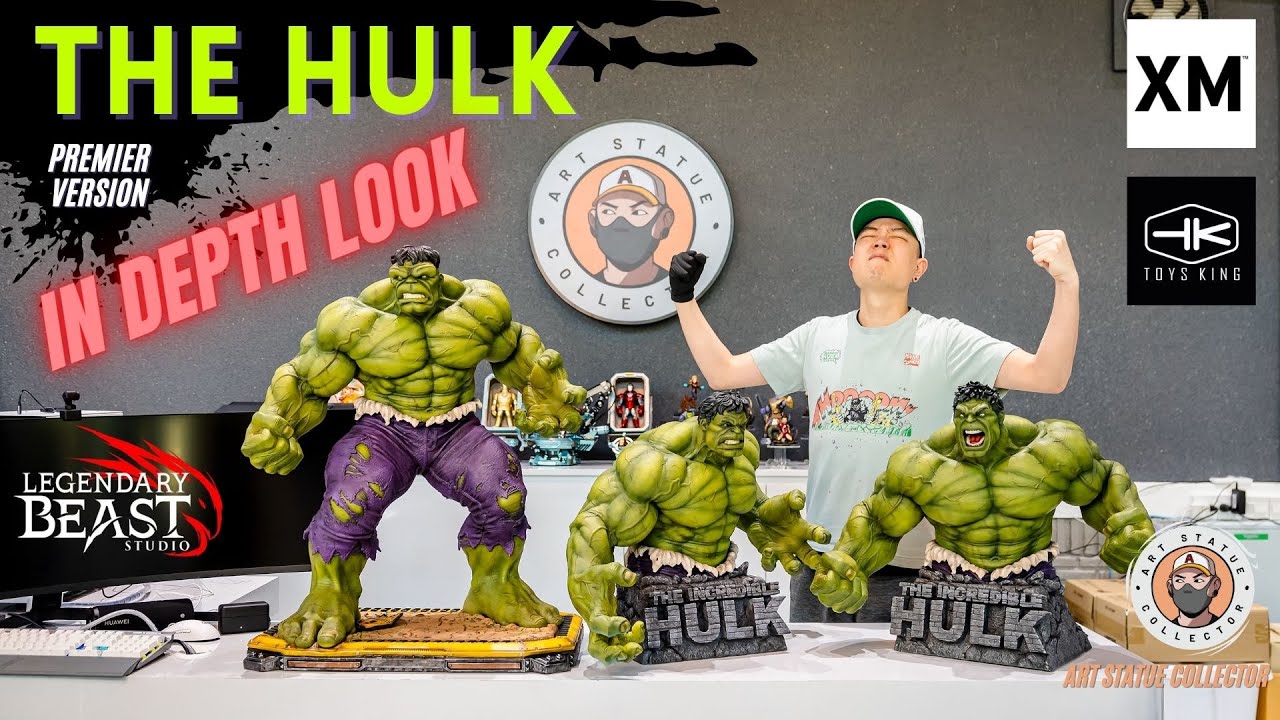 1/3 Scale The Hulk [premier version + grey hulk] In Depth Look