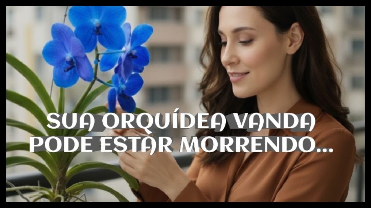 Sua Orquídea Vanda Pode Estar Sofrendo e Você Nem Imagina|Orquídea Vanda