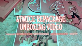 UNBOXING "&TWICE Repackage" TWICE's Japan Album