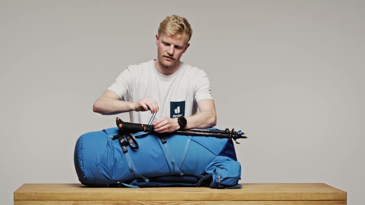 Preview of Deuter Aircontact Core 60 + 10 Pack - Men's Video