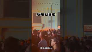 AUGUST BURNS RED #live #toronto #shorts #metalcore #metalhead #augustburnsred