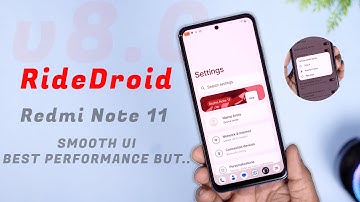Official RideDroid v8.0 for Redmi Note 11, New Ui and Best Performance but.. | Android 13 RideDroid
