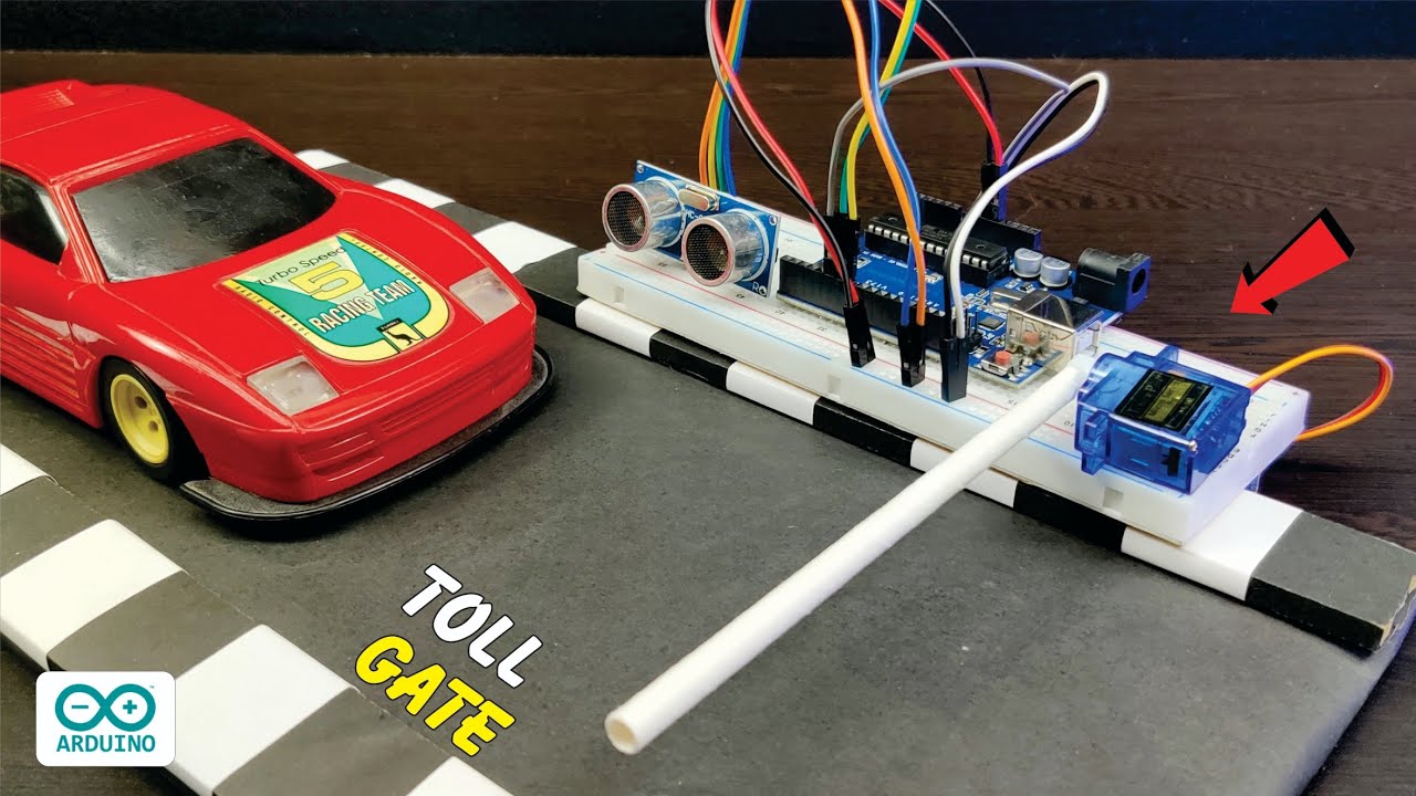 Toll Post Arduino How To Make Simple Automatic Car Parking Toll Gate System || Automatic ...