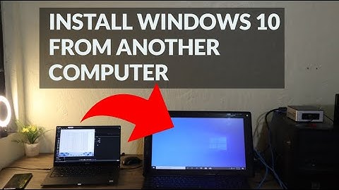Install Windows 10 from another Computer [ Network Install with SERVA]