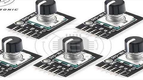 5pcs 360 Degrees KY-040 Rotary Encoder Module Brick Sensor Switch Development with 15x17 mm Potentio