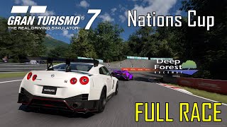 My First Nations Cup Race! | Gran Turismo 7 Race Recap | Deep Forest Raceway | Nissan GT-R NISMO '17