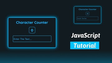 How to Build a Character Counter Using HTML, CSS, and JavaScript