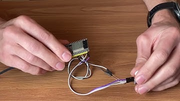 Digital input and digital output on an ESP32 in Arduino IDE