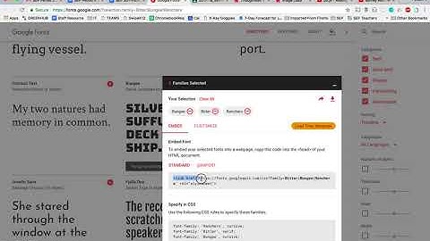 Adding fonts to p5.js using Google