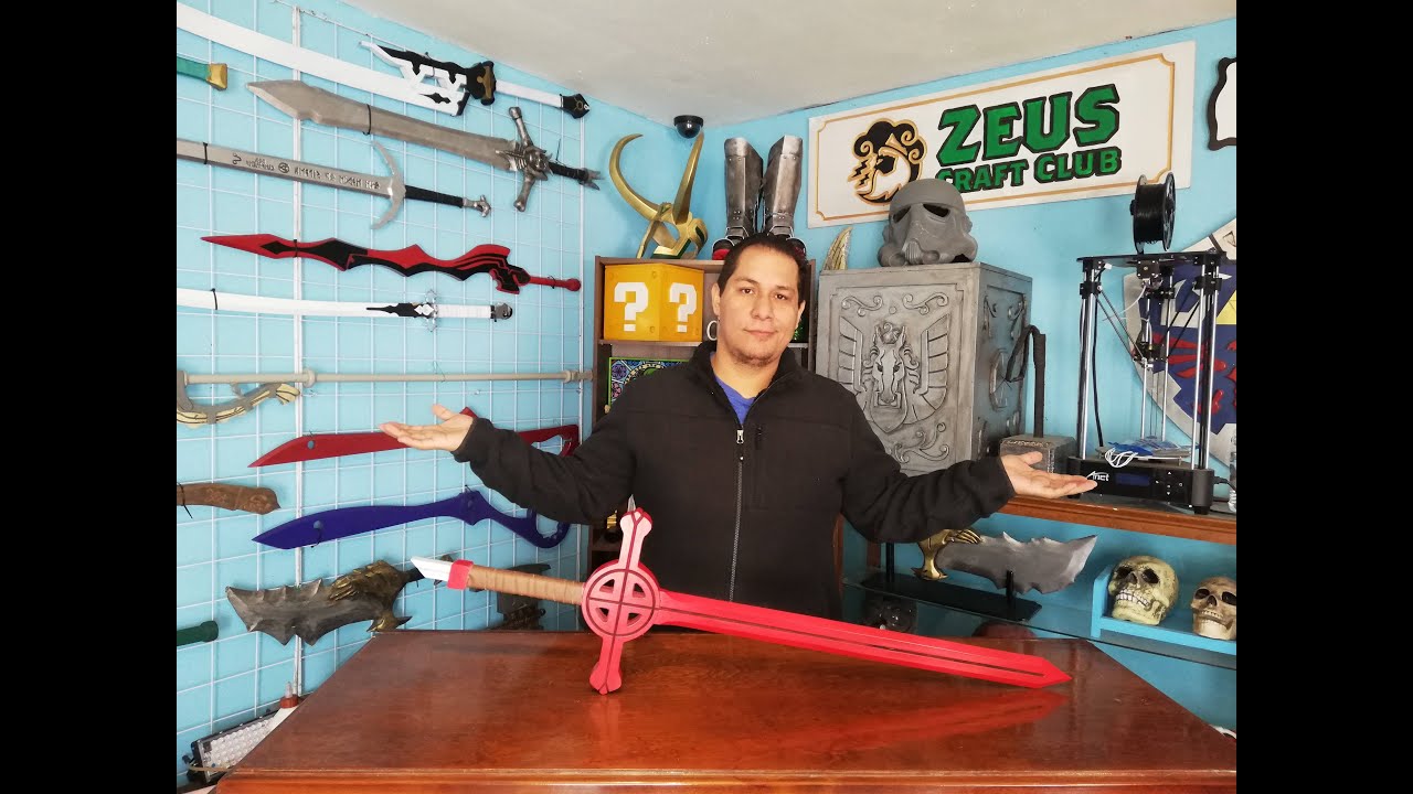 Como Hacer La Espada Sangre de Demonio Hora de Aventura (Incluye Plantilla)