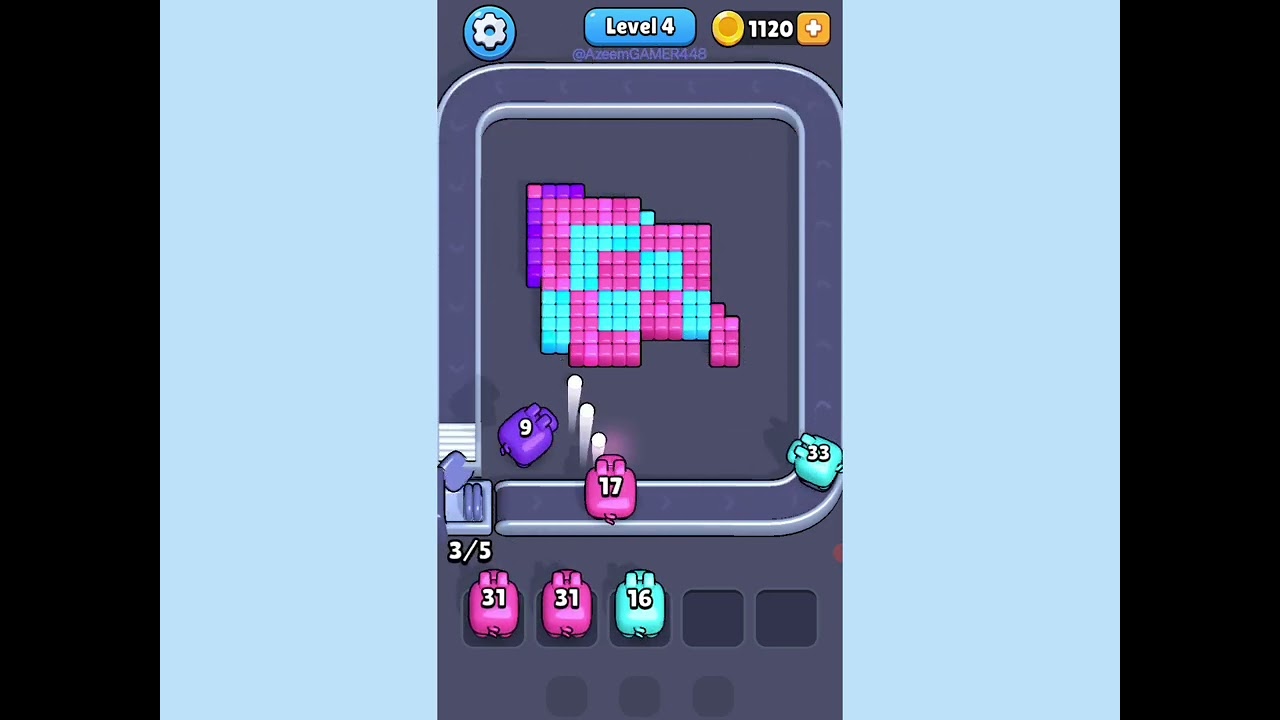 Pixel Flow Level 4 Walkthrough Solution