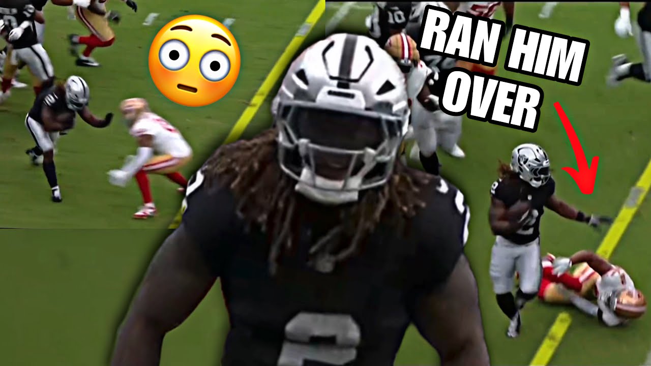 ⁣Ashton Jeanty sends a *SCARY MESSAGE* vs 49ers HIGHLIGHTS: BULLIES Deommodore Lenoir “RAN OVER!” 😳