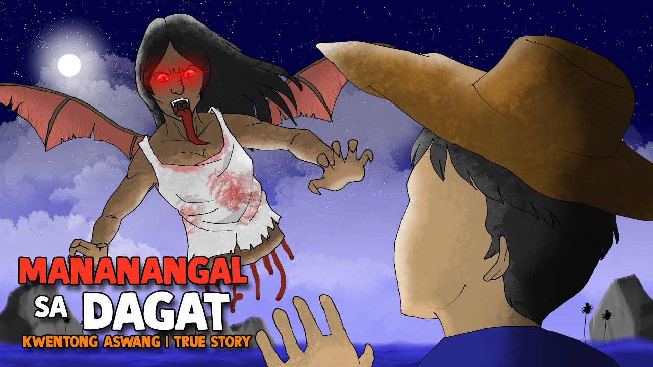 MANANANGAL SA DAGAT | KWENTONG ASWANG | DRAWING TIMELAPSE - YouTube