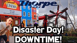 Thorpe Park NEW AREAS Explored! DISASTER Downtime!