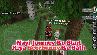 Playing Pixelmon First Time/Scorbunny I Choose You/Pokémon In Minecraft