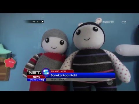  Kreasi  Unik Boneka Kaos  Kaki  dari  Jawa Timur NET5 YouTube