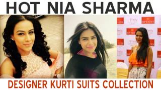 Hot Nia Sharma Designer Kurti Suits Collection