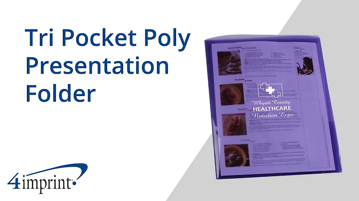 Tri Pocket Presentation Folder - Promotional Products