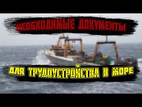 Необходимые документы для трудоустройства в море