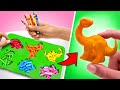 EASY DIY! Coolest Crafts: Mermaid Tails, Colorful Dinos And Doll-tastic Transformation!