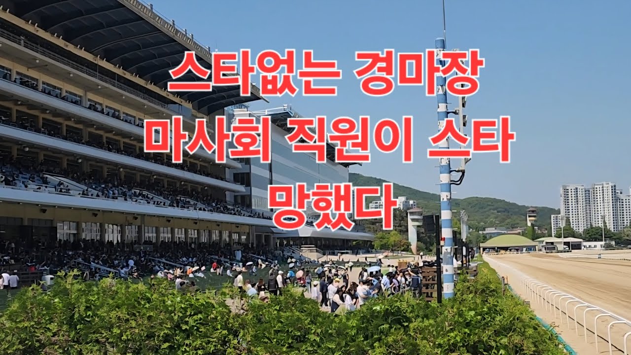 스타없는 경마장 마사직원이 스타