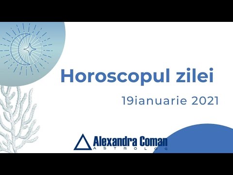 Video: Horoscop Pentru 19 Ianuarie De Walter Mercado