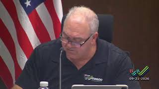 City of Waterloo Council Work Session & Finance Committee Meeting  - Monday, September 21, 2026