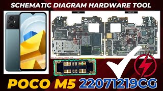 Poco M5 22071219CG charging not working problem solution : usb ways jumper| Schematic Diagram | DMR