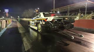 Nostalgia Pro Stock Wayne County Avenger. First Hit With Liberty 5 Speed And Ram Lo-Pro 10 Clutch