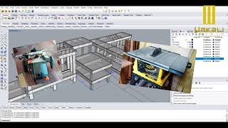 Diseño En 3D A Detalle De Las Estaciones De Trabajo Del Nuevo Taller De Uakali Studio