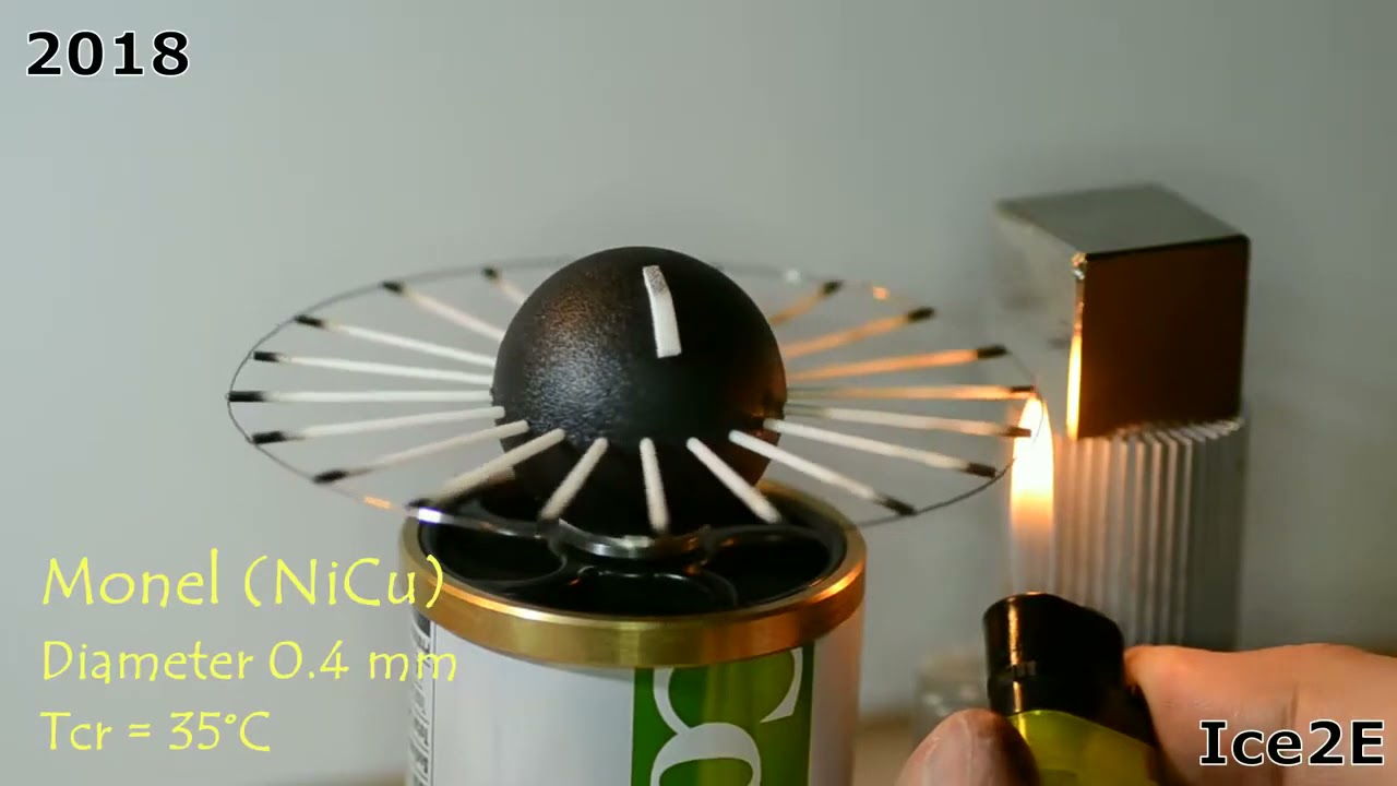 Curie motor from Nickel   Monel   Alumel   Kanthal   Ferrite