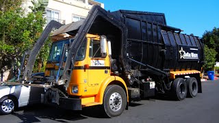 The Baddest Garbage Truck Around  Straight Piped 3306 Cat  Maxon Legal One