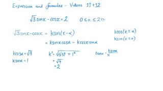 R&C 18 - Solving Trigonometric Equations - Wave Functions
