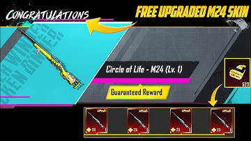 😱 Best Premium Crate 100 Free Upgraded M24  | Guaranteed Upgraded 120 Free Crate Opening | PUBGM