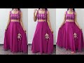 Umbrella skirt Cutting and Stitching || Very easy Umbrella skirt Stitching Tutorial
