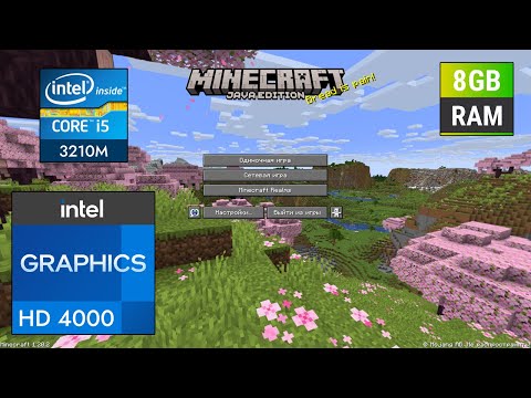 Playing Minecraft 1.21.5 on Intel Hd 4000 iGPU Low End Pc