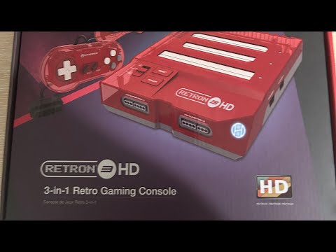 Видео: Обзорчик ретро консоли Retron3 HD и пару флеш картриджей snes и sega