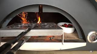 Seasoning the Skillcraft Tuscan Grill in the Vesta