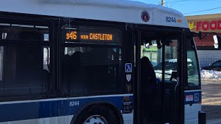 MTA NYCT Bus: 2015 NovaBus LFS #8244 On The S46