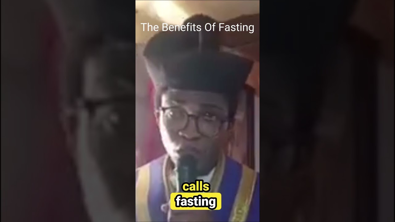 What Does Fasting Do For The Soul? by Father Thomas Ojeka