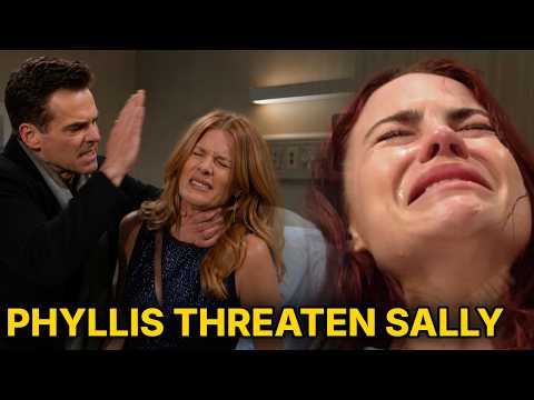 Billy slapped Phyllis when she threaten to harm Sally and cause her to have  a miscarriage Y&R Shock - YouTube
